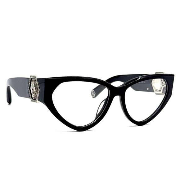 NEW!!  PHILIPP PLEIN Eyeglasses Plein Capture Crystal VPP163S  Authentic - Picture 1 of 11